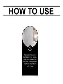 1pc Bathroom Cleaning Agent, Toilet & Bathroom Cleaner, Tile, Cement, Floor Stain Remover, Random Old Or New Version Toilet Cleaning Spray - Multicolor - View 9