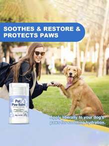 1pc/2pcs 40g Dog Paw Balm – Moisturizes And Nourishes The Skin – Repairs Dry Noses And Paws – Most Suitable For Extreme Weather Conditions - White - View 4
