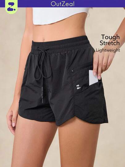 OutZeal Women Water-Resistant Lightweight Zip Pocket Outdoor Shorts Hiking Camping