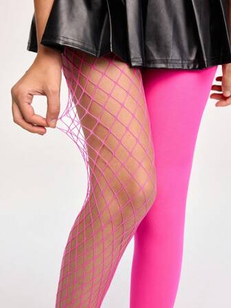 Grunge Punk 1 pieza Mallas/Medias/Leggings asimétricos y sexy de mujer con alto estiramiento