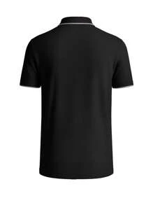 Hugo Boss Áo thun polo nam tay ngắn thường ngày mùa hè - 001 Đen - Xem 5