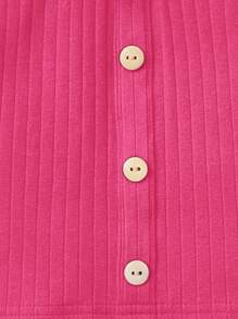 SHEIN 少女休闲返校/度假可爱T恤