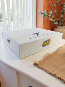 SUPERMAN X SHEIN Letter Graphic Comics Wrapping Kit, Premium Birthday Present Packaging, Collectible - Multicolor - View 1