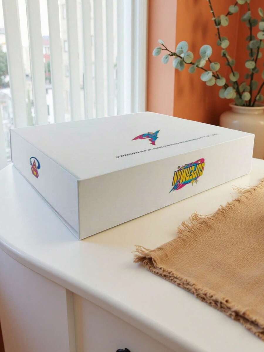 SUPERMAN X SHEIN Letter Graphic Comics Wrapping Kit, Premium Birthday Present Packaging, Collectible - Multicolor - View 1