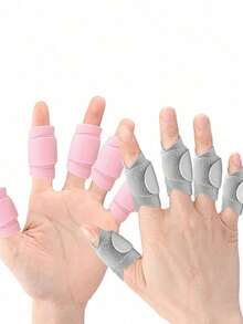 5/10pcs Adjustable Finger Splint Adjustable Finger Brace Breathable Elastic Finger Tape, Compression Pression Protector For Triggger Finger,Compression Aid For Sports - Multicolor - View 7
