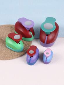 Emporte-pièce en papier de couleur aléatoire (8/16/25/38/50mm), poinçons à embosser DIY, machine de scrapbooking et de découpe de papier pour la Saint-Valentin, le mariage de la Saint-Valentin, l'anniversaire