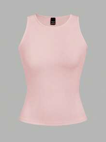 SHEIN EZwear 2 件套女士短款性感紧身吊带背心，适合夏季 - 彩色 - 查看 4