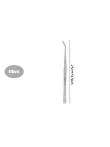 1 件直/弯不锈钢牡蛎喂食钳，用于鱼缸清洁