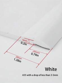 SHEIN 1pc Length 39.37inch PVC Self-Adhesive Protective Floor Mat Flat Buckle Bar Strip Suitable For Floor Door Sill Seam Edge Decoration Home Decor
