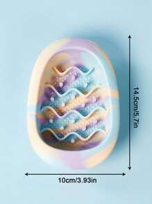 PETSIN 1 Bát đựng thức ăn chậm chống trượt bằng silicon đa năng cho thú cưng, nhiều màu sắc và thời trang, dành cho chó và mèo, thiết yếu cho việc cho ăn đa năng, thiết kế chống phồng để thúc đẩy việc ăn uống lành mạnh - Nhiều màu - Xem 8
