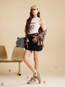 CUCCOO EASI Women's Fashion Versatile Casual Sports Sneakers - Brown - View 3