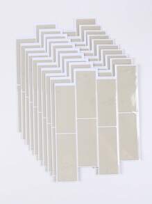 4/10 tấm ốp tường họa tiết gạch chống thấm nước 3D DIY, miếng dán tường tự dính có thể tháo rời, ốp lưng bếp phòng tắm cho bố cục lễ hội - trắng - Xem 9