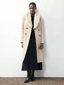 Maija 女士黑色袖子金属装饰镂空设计休闲宽松圆领落肩长袖毛衣，百搭舒适，时尚，适合春秋冬 - 黑色 - 查看 6