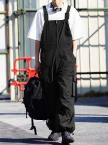 Claim Dot 男士街头风格百搭工装裤，配有多个口袋、正面拉链和方便调节的带扣、结构化斜插口袋、可调节袖口，适合休闲场合、时尚服装、街头服饰、户外活动、返校、节日礼物、男友礼物、男女通用