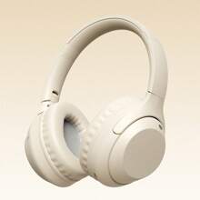 Madebyblanc Tai nghe không dây trùm đầu mới có băng đô co giãn, phủ kín toàn bộ tai, gọi HD, chụp tai có thể gập lại, âm thanh HIFI, âm trầm cực lớn, thời lượng pin dài, du lịch, công tác, sạc USB-C, quà tặng giá rẻ - Một cỡ - Xem 8