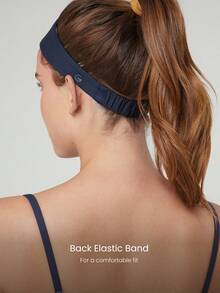 GLOWMODE Fitness Mode Sweat-Absorbent Training Headband - Blue - View 2