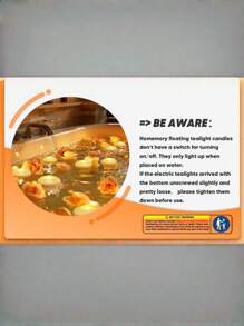 1 件 6 件 16 件无焰 LED 漂浮蜡烛 28 英寸白色防水塑料茶灯 200 小时电池寿命适用于婚礼泳池浴缸派对装饰中心花瓶装饰浪漫氛围照明 - 白色 - 查看 12