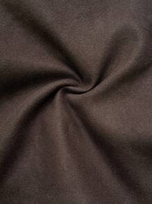 INAWLY 女士纯色落肩长袖宽松休闲棒球领夹克