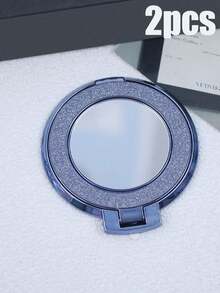 SHEIN 1 pièce Support magnétique pour téléphone portable, autocollant magnétique pour téléphone portable, support tout-en-un, miroir, papillon pailleté