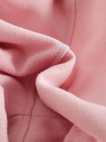 SHEIN Baby Girls' Hooded Fluffy Bow Pocket Long Sleeve Faux Fur Jacket. The Adorable Hooded Design, Paired With The Fluffy 3D Bow Decoration, Is Lively And Playful, Full Of Childlike Charm. Suitable For Taking The Baby Out To Play, As Well As For Casual Home Wear. Whether Attending A Holiday Party Or Any Important Occasion, The Baby Can Instantly Become The Sweetest And Most Charming Little Princess, Attracting Everyone's Attention.