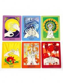 SHEIN 身心灵神谕卡（英文版）、神秘学、萨满、占卜、深奥、隐藏真相神谕、正念正念、棋盘游戏、塔罗牌、神谕卡 - SB130 - 查看 5