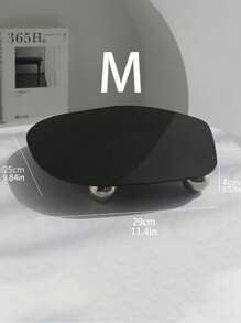 1 件 11.4 英寸 Ins 风格不对称亚克力香薰托盘，具有高端装饰效果，适用于家庭入口装饰最佳礼物房间装饰情人节装饰