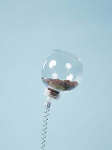 PETSIN 1 件装猫咪益智漏食球玩具旋转球互动自娱缓解小猫无聊玩具 - 彩色 - 查看 8