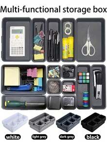 SHEIN 1 Khay đựng dao nĩa, Hộp đựng đồ ăn, Hộp đựng đồ ăn Giáng sinh, Bộ đồ ăn du lịch, Khay đựng đồ ăn có thể thu gọn, Hộp đựng đồ ăn dung tích lớn, Hộp đựng, Hộp đựng đồ trên mặt bàn bếp, Phụ kiện nhà bếp, Đồ trang trí nhà bếp, Thích hợp cho ngăn kéo nhà bếp, Thích hợp để đựng thìa, đựng nĩa, đựng dao, đựng đũa, Quà sinh nhật, Quà tặng mẹ, Quà tặng Ngày của mẹ, Quà tặng Giáng sinh, Quà tặng Halloween, Quà tặng Lễ tạ ơn, Quà tặng năm mới - Nhiều màu - Xem 7