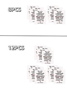 4Pcs/8Pcs/12Pcs/ Funny Birthday Wine Bottle Label For Him Elder, Rude Birthday Wine Stickers For Dad And Grandpa, Wine Bottle Stickers For Party Decoration - Multicolor - View 4