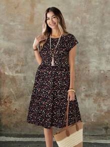Nuevo 2026  LUNE Vestidos de verano para mujer, vestidos vintage para mujer, vestidos de verano para mujer, vestidos de verano para mujer, vestidos midi para mujer - Multicolor - Ver 3