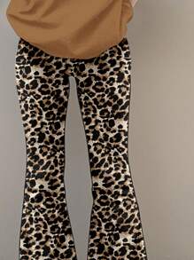 SHEIN 青少年女孩休闲简约短袖上衣和裤子两件套，夏季 - 白色 - 查看 4