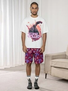 GODZILLAxKONG X SHEIN Herren Crew Socken