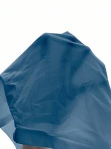 SHEIN PETITE Women's White Tight Round Neck Breathable Basic Camisole Women's Tops Braless Tank Tops - Dusty Blue - View 10