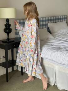 Hapijoa Tween Girls Casual Home Clothes Pajamas, Fall - Grey - View 1