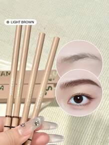 SHEGLAM Insta-Fill 眉筆-淺棕色持久自動眉筆防汗防油不沾超細眉筆眉筆 品牌 美容 化妝 化妝品 適合女性與女孩 完美搭配冬季 Y2K 時尚 流行 生日禮物 假期 派對準備就緒 最佳顏色