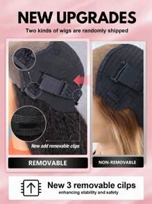 ALL READY WIG Wear Go 6X4 18-28 Inch Human Hair Wigs Glueless Lace Closure Wig 180% Density Pre-Cut Natural Hairline Transparent Lace Wig Honey Blonde Highlights Silky & Straight Tangle-Free Heat Resistant Daily Wear Adjustable Straps For Women - S4/27 - View 8