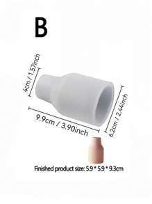 DIY滴胶模具北欧轻奢条纹清新简约树脂花瓶硅胶模具 - 無色 - 查看 6