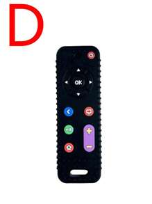 SHEIN 1 pieza Juguete de dentición de silicona para perros, control remoto masticable para cachorros, juguete limpiador de dientes para razas pequeñas