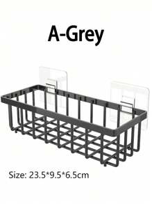 Multi-Functional Kitchen Sink Sponge Holder Water Draining Shelf No-Drill Household Laundry Dishwashing Liquid Storage Rack - Multicolor - View 8