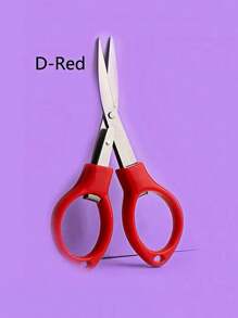 1 件精致折叠小剪刀，锌合金 8 字形弹力剪纸剪刀，多功能剪刀，适用于办公室、户外旅行和钓鱼 返校，返校，学校用品 - 彩色 - 查看 13