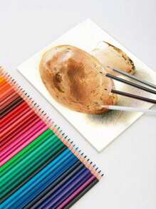 12/18/24/36/48色高品质彩色铅笔，适合学生和成人，日常绘画创作，可作为送给朋友或亲戚的礼物，适合儿童开学季 - 彩色鉛筆套裝 - 查看 7