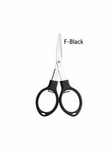 1 件精致折叠小剪刀，锌合金 8 字形弹力剪纸剪刀，多功能剪刀，适用于办公室、户外旅行和钓鱼 返校，返校，学校用品 - 彩色 - 查看 15