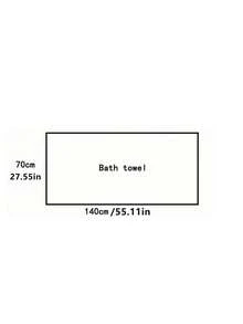 1 件灰色聚酯纤维菠萝格加大浴巾 90*170cm 或小毛巾 34*75cm 男女家用成人适用，Ren 游泳浴巾速干，柔软吸水不褪色，适用于浴室酒店家居浴室装饰夏季