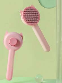 1 件猫爱好者和猫妈妈爱脱毛刷、猫/狗爱好者礼物和狗/猫妈妈爱宠物脱毛梳、防滑毛刷、不锈钢狗爱好者和狗妈妈爱美容刷、猫爱好者和猫妈妈爱配件