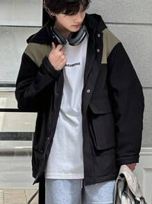 DAZY 青少年（男童）秋季棉服外套 - 黑色 - 查看 4