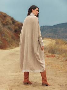 Freevana Plus Size Casual Solid Color Turtleneck Batwing Sleeve Long Sweater Long Sweaters For Women Women Fall Clothes Oversized Sweaters For Women Boho Sweaters For Women Batwing Sweaters For Women