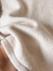 SHEIN Frenchy 女士休闲无袖针织背心，植物刺绣V领单排扣，秋季女装，休闲女装，冬季 - 杏色 - 查看 5