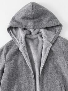 SHEIN Tween Boys' Casual College Style Thermal Lined Thick Woven Jacket Winter Autumn Boys Boy Kids Boys Kids Boy Tween Boys Fall