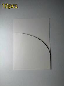 10 件口袋婚礼邀请函封面，订婚 XV 生日洗礼简单邀请函信封，5*7 英寸邀请函，DIY 邀请函礼物毕业生日装饰派对装饰单身派对 - 彩色 - 查看 21