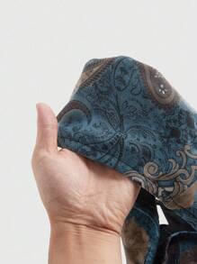 ROMWE Hippie 夏季嬉皮复古西部牛仔音乐节透明木珠流苏下摆佩斯利印花波西米亚抹胸女 - 彩色 - 查看 5